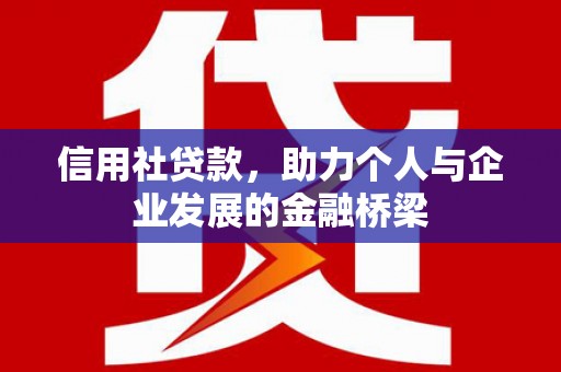 临沭信用社贷款，助力个人与企业发展的金融桥梁