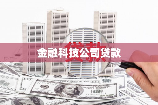 湖北金融科技公司贷款