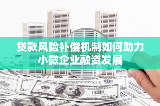 沈丘贷款风险补偿机制如何助力小微企业融资发展