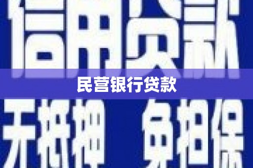 银海民营银行贷款