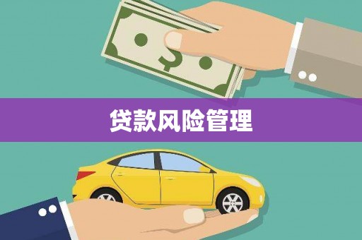 江阴贷款风险管理