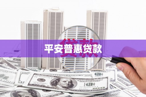 八德平安普惠贷款