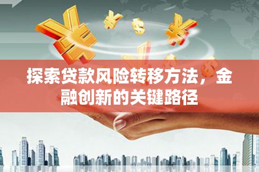 阿拉善左旗探索贷款风险转移方法，金融创新的关键路径