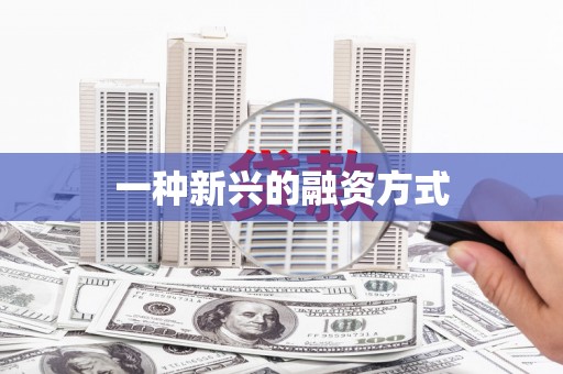 上城一种新兴的融资方式